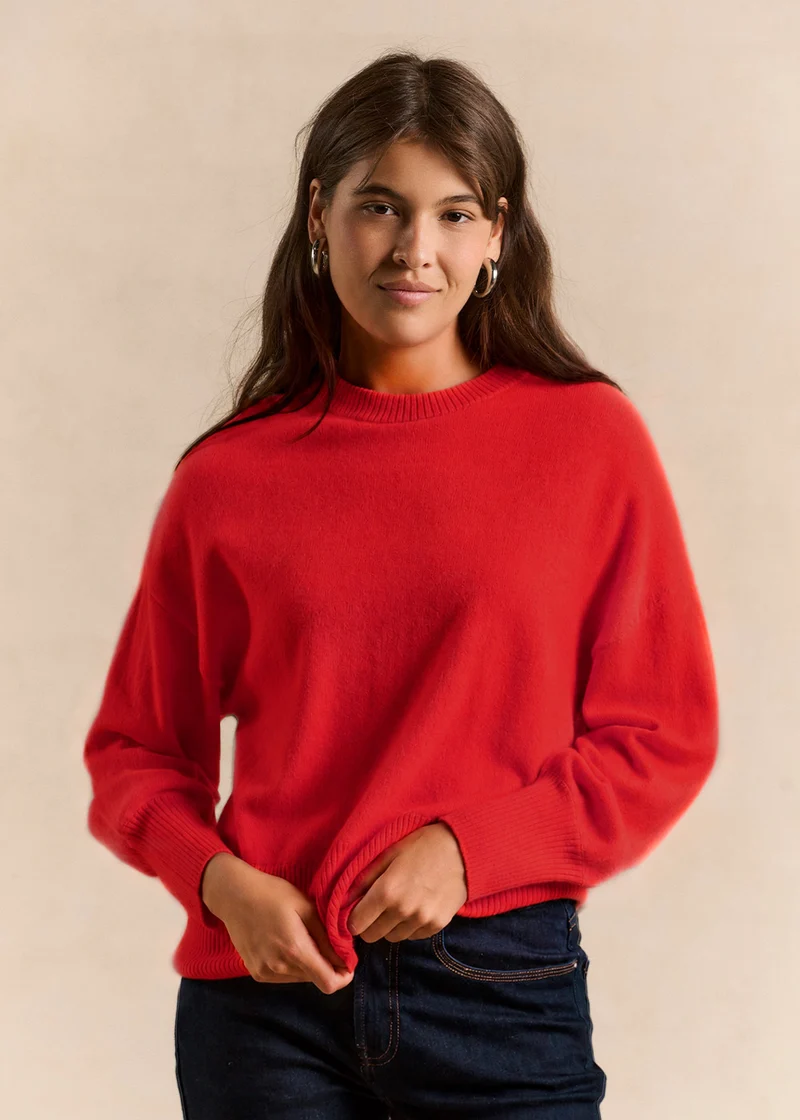 Pull cachemire coupe ample