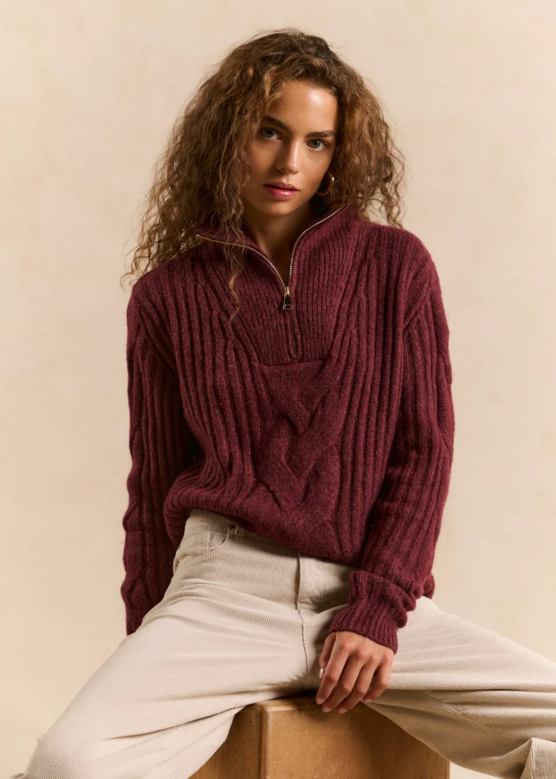 Pull camionneur torsadé