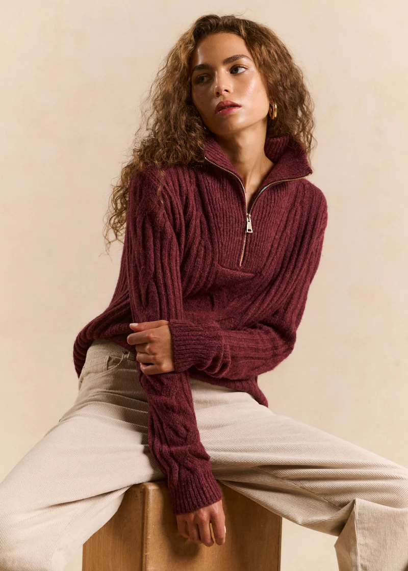 Pull camionneur torsadé