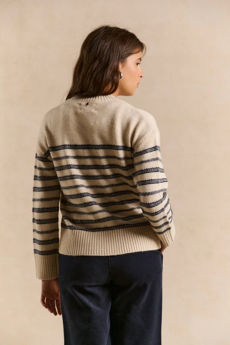 Pull marinière rayé