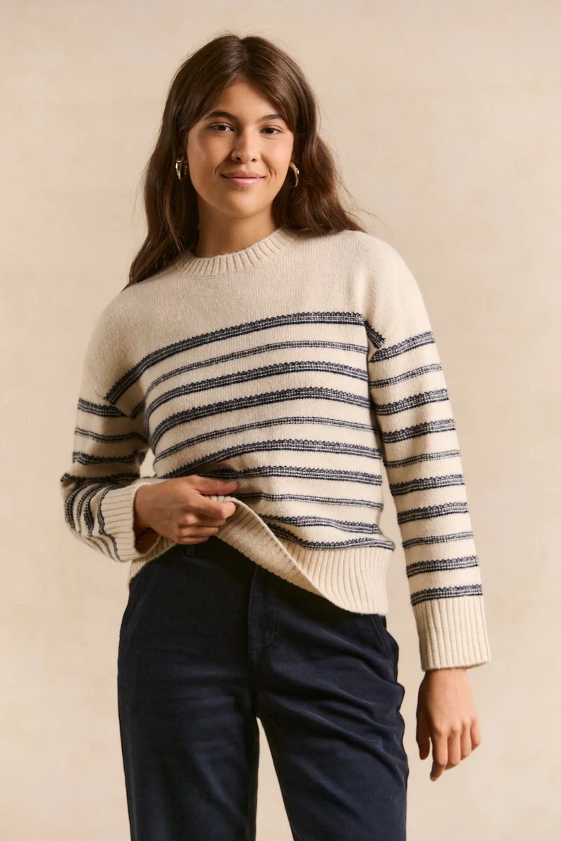 Pull marinière rayé