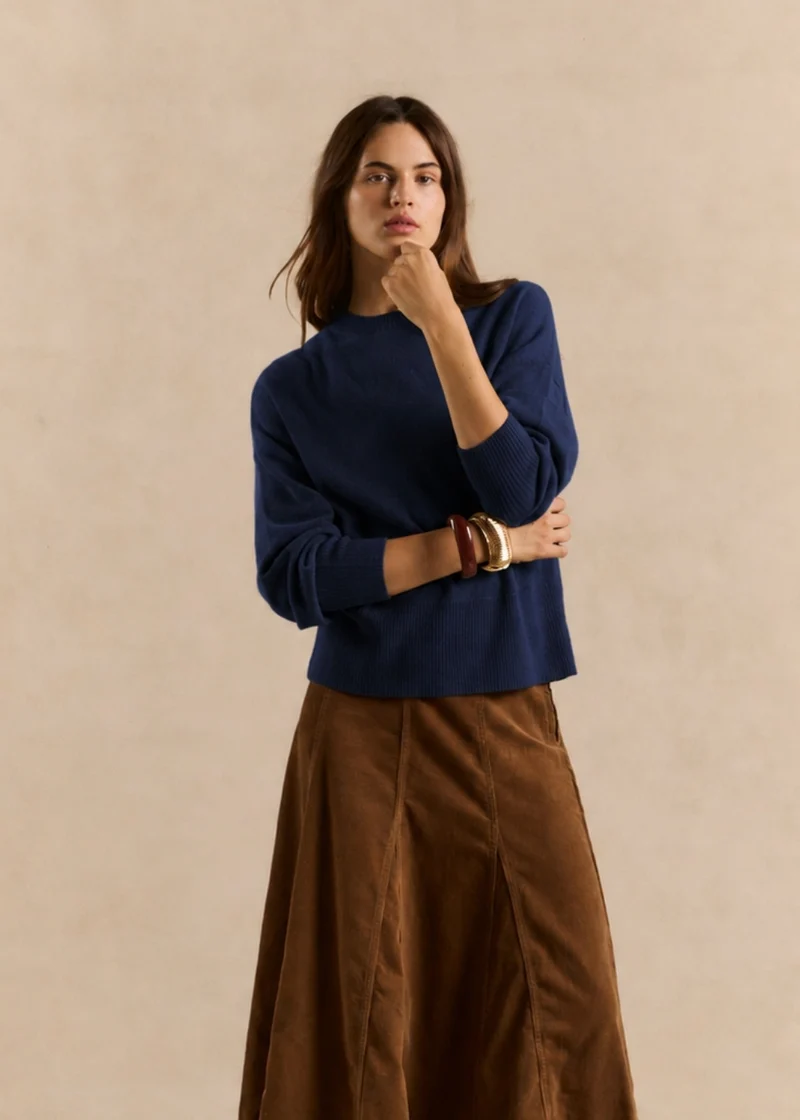 Pull cachemire coupe ample