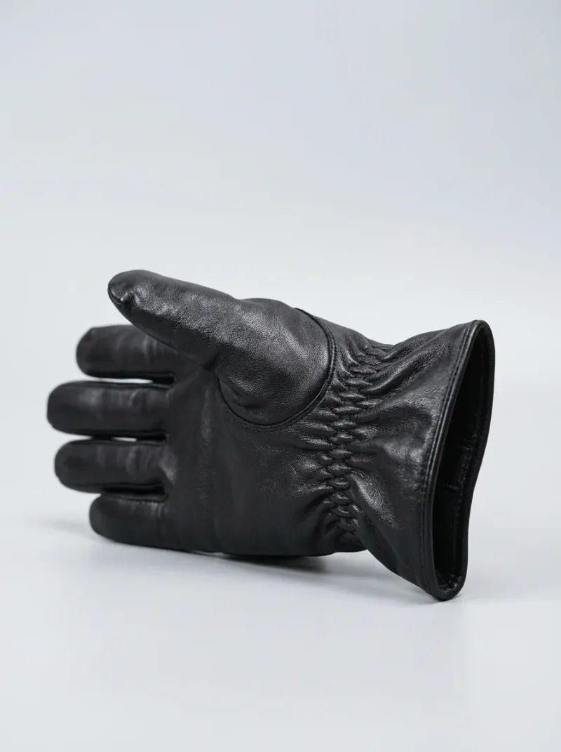 Gant cuir véritable laine mouton homme allure formelle