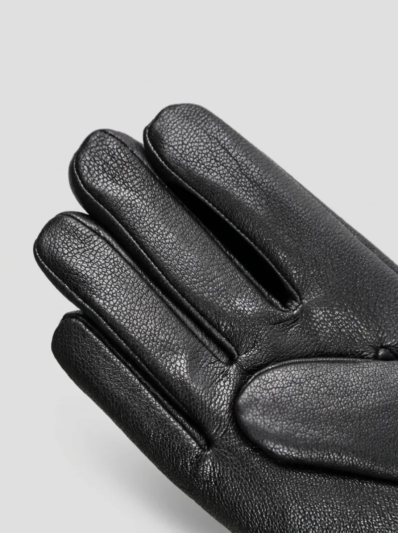 Gant cuir laine mouton homme robuste hivernal