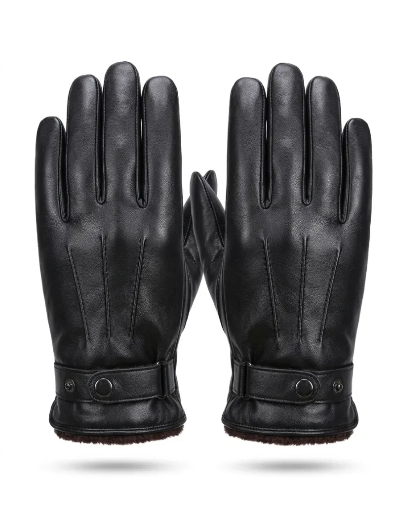Gant cuir véritable conduite ergonomique luxe homme