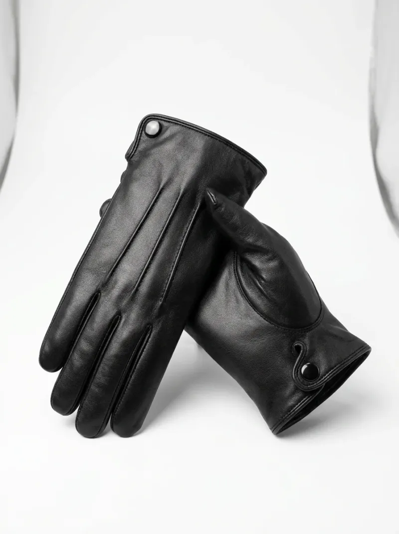 Gant cuir véritable conduite ergonomique luxe homme
