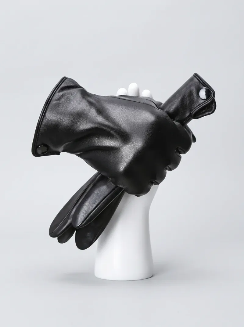 Gant cuir véritable conduite ergonomique luxe homme