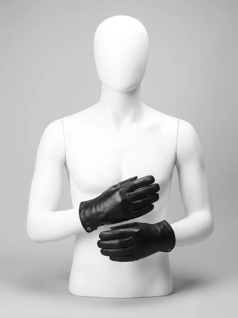 Gant cuir véritable conduite ergonomique luxe homme