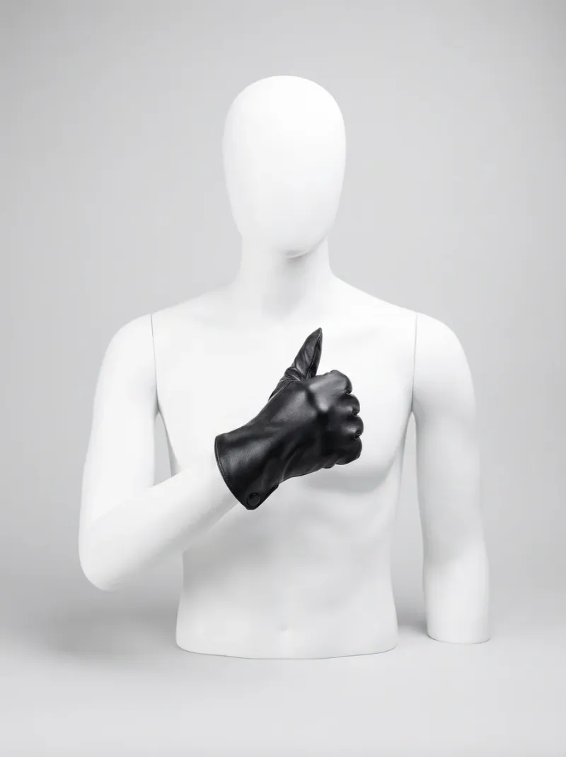 Gant cuir véritable conduite ergonomique luxe homme