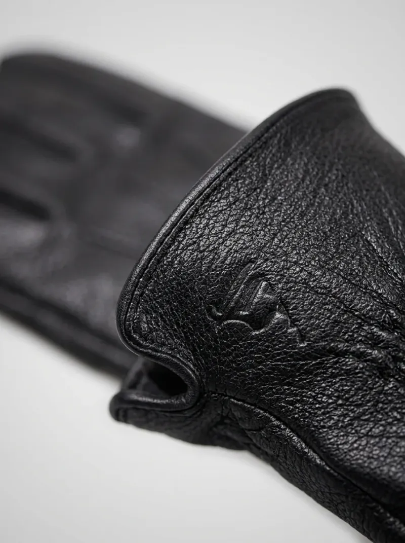 Gant cuir véritable doublure laine homme quotidien sobre