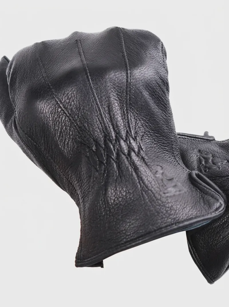 Gant cuir véritable doublure laine homme quotidien sobre