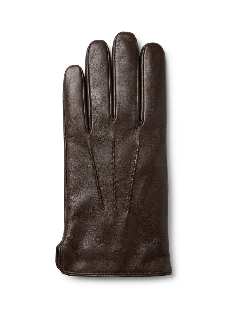 Gant cuir véritable doublure laine mouton homme hiver