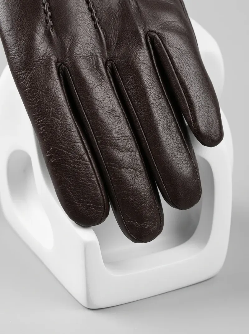 Gant cuir véritable doublure laine mouton homme hiver