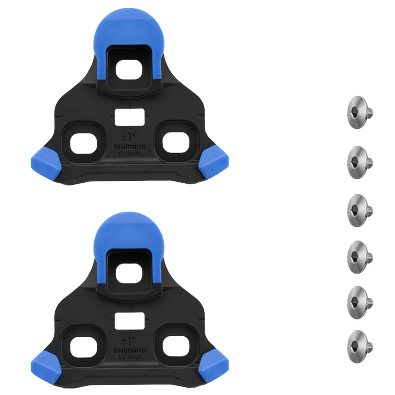 Cales Shimano SPD-SLR bleu CL-SL120 - 2 degrés