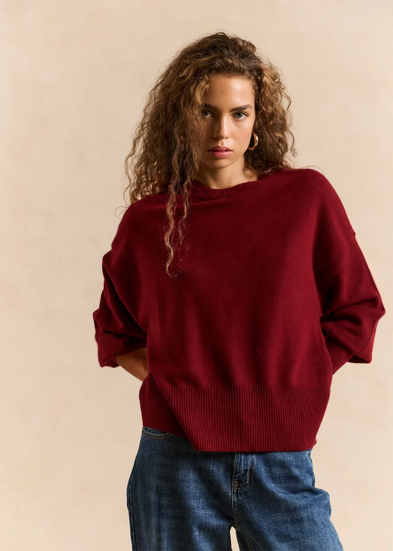 Pull cachemire coupe ample