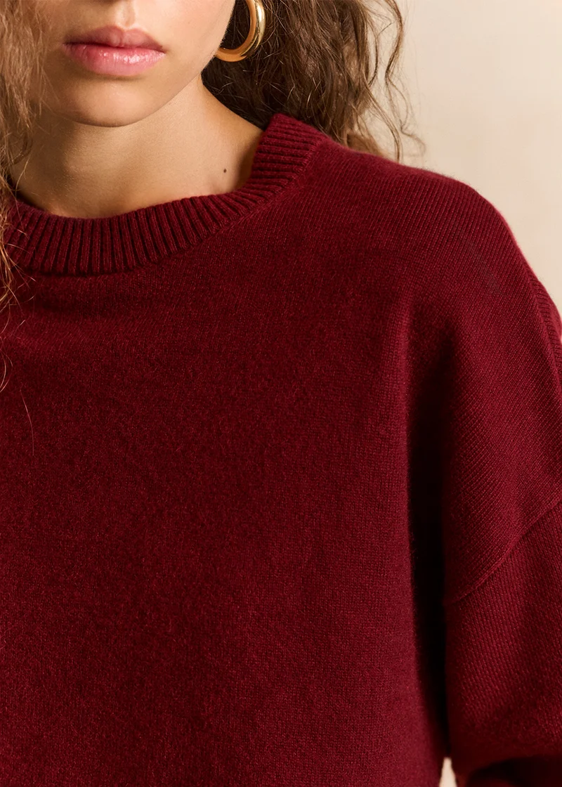 Pull cachemire coupe ample