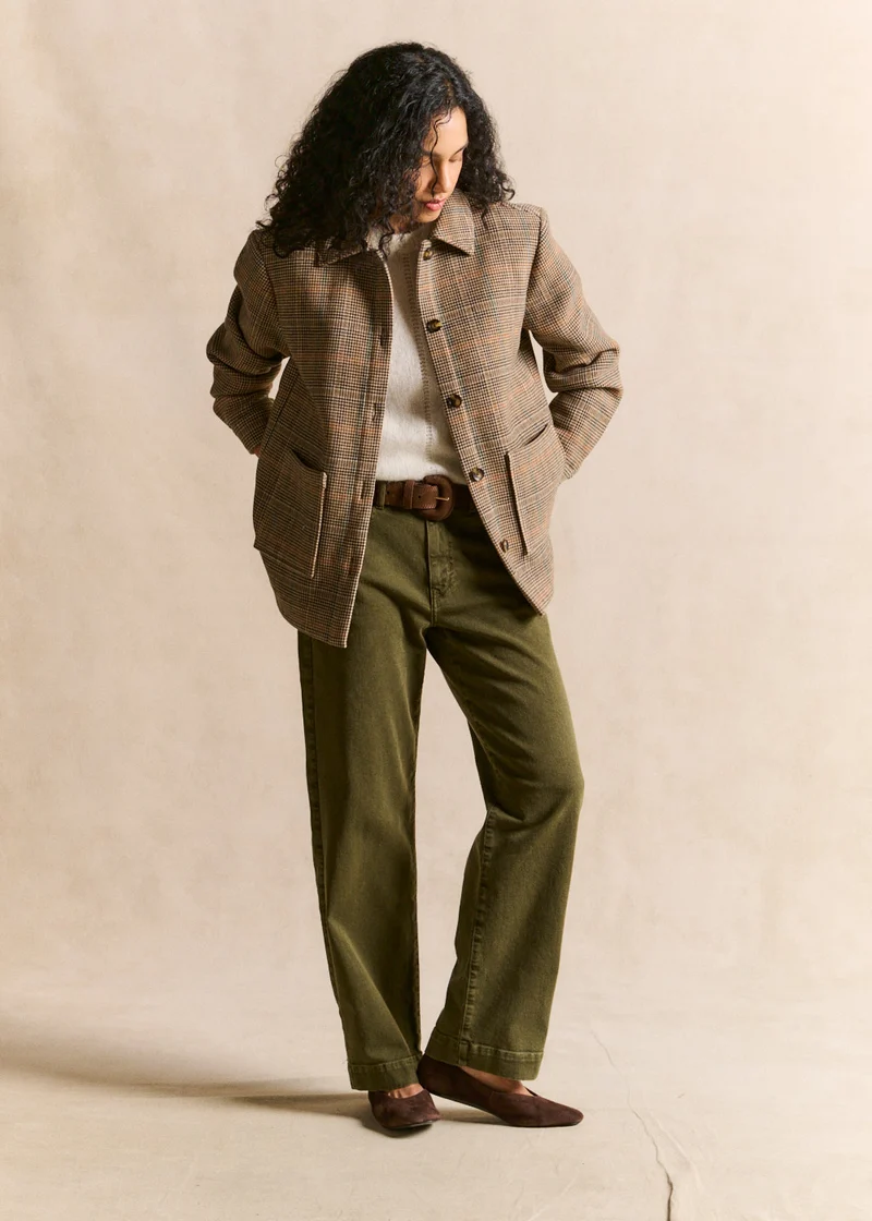 Veste chemise à carreaux