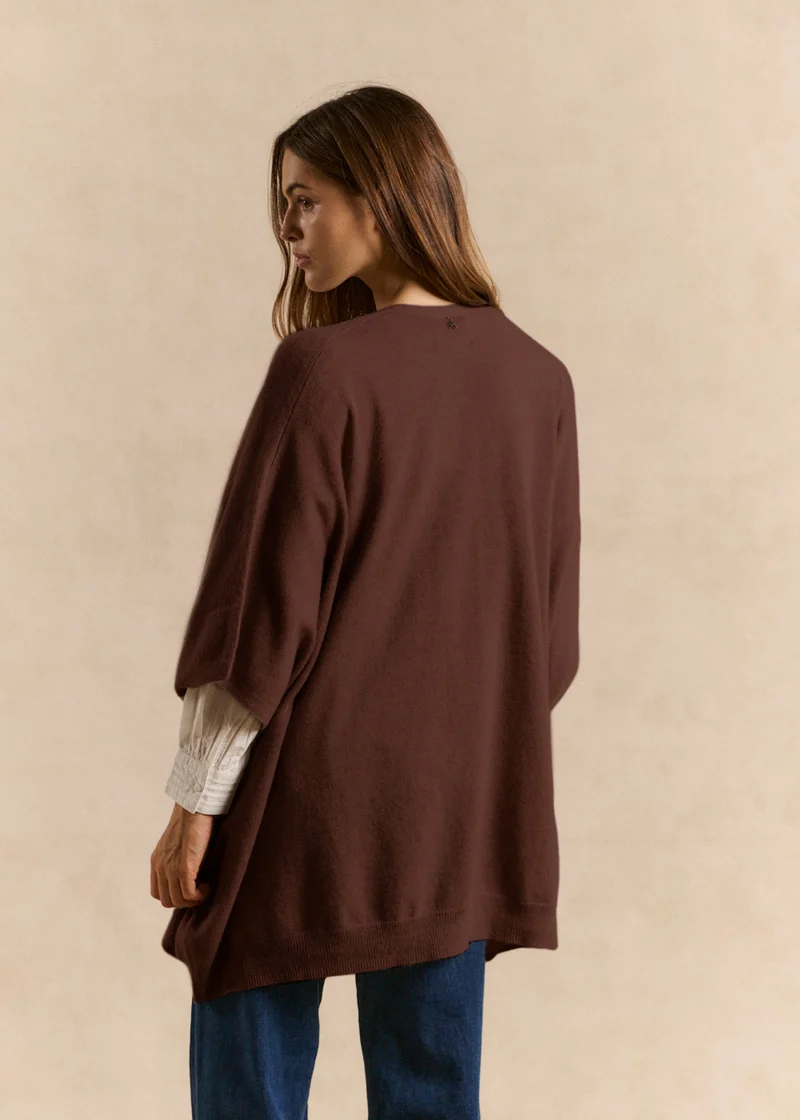 Cardigan oversize en cachemire