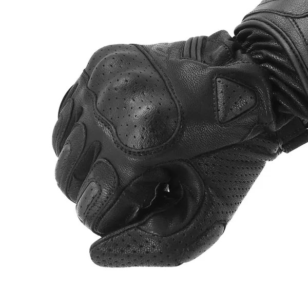 Gants Moto Cuir Homme ADX TRACK — Homologué CE, All Season, Coque Rigide