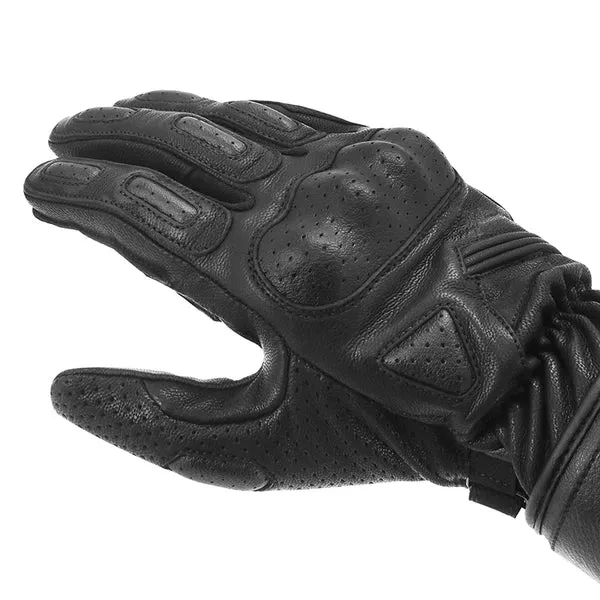 Gants Moto Cuir Homme ADX TRACK — Homologué CE, All Season, Coque Rigide