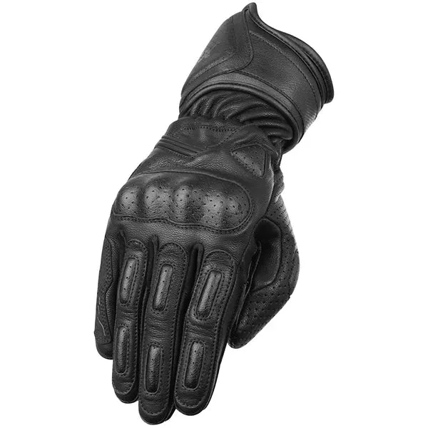 Gants Moto Cuir Homme ADX TRACK — Homologué CE, All Season, Coque Rigide