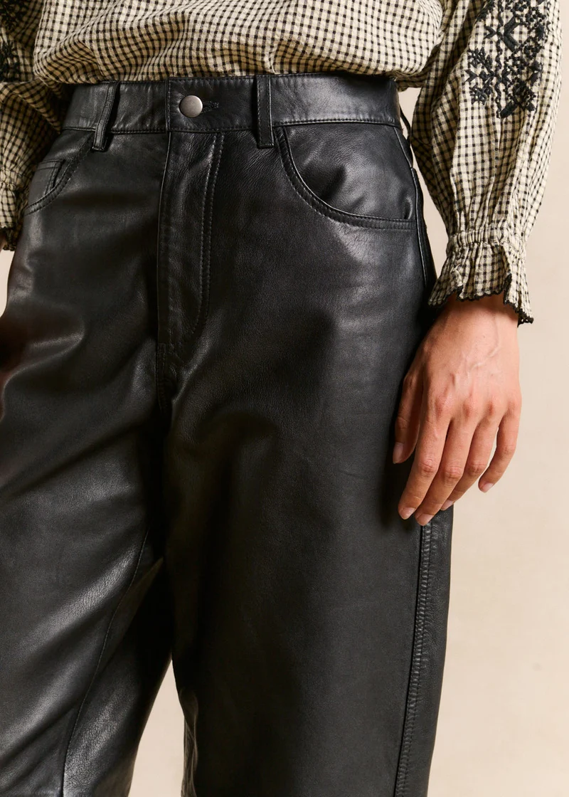 Pantalon en cuir