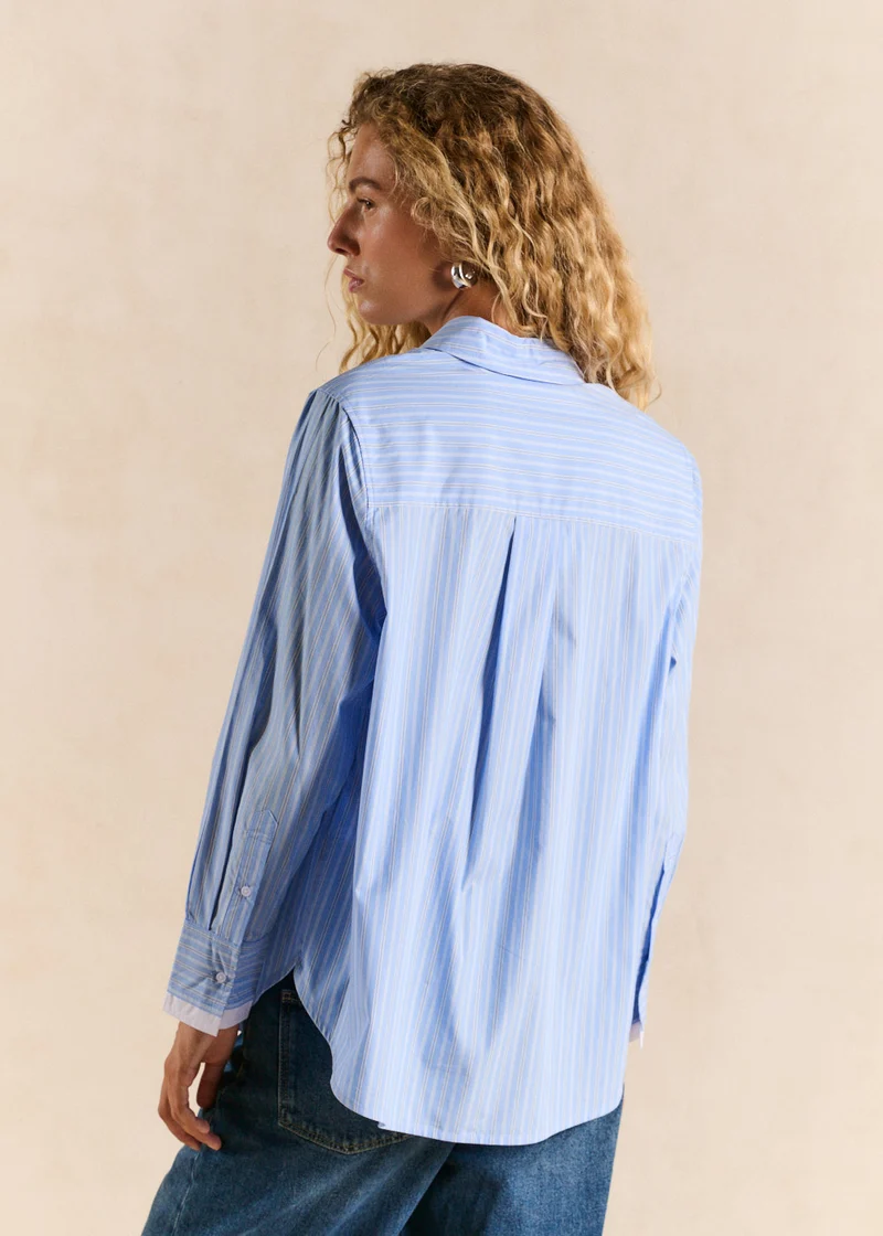 Chemise rayée oversize