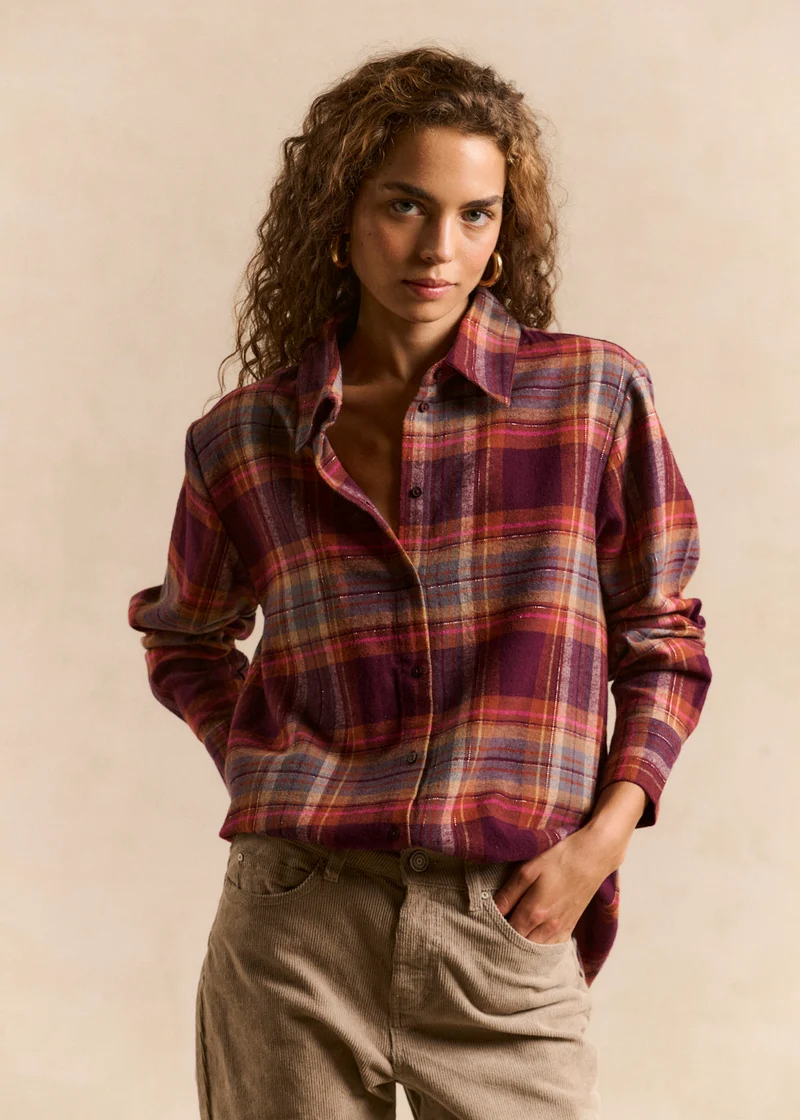 Chemise à carreaux