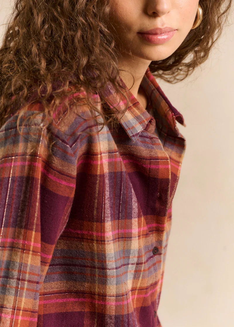 Chemise à carreaux