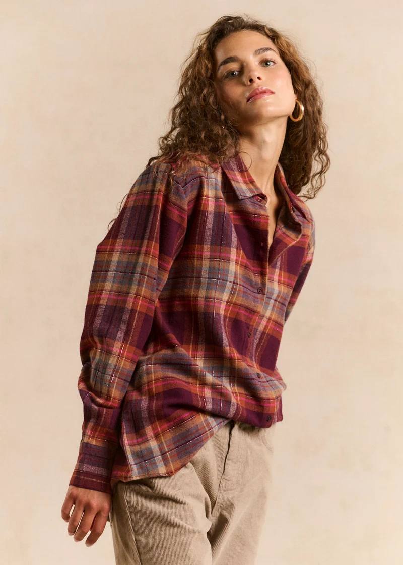 Chemise à carreaux