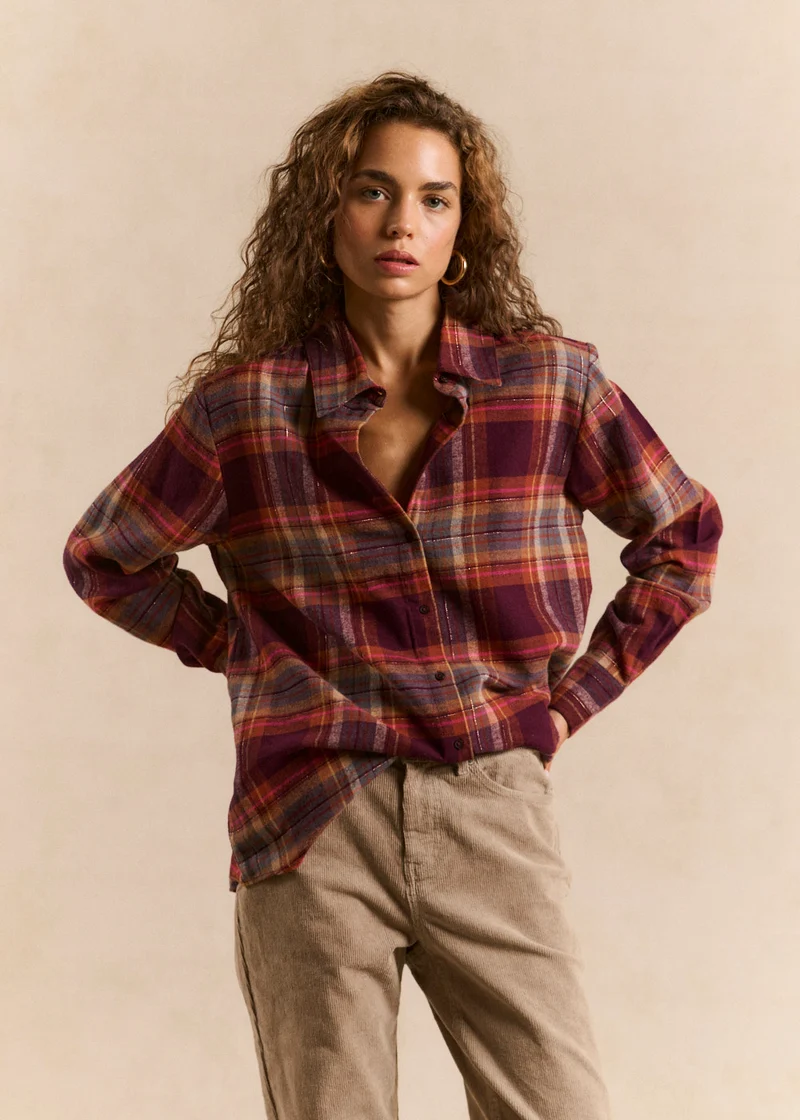 Chemise à carreaux
