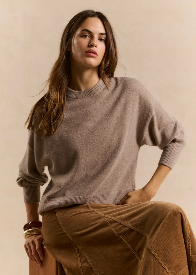 Pull cachemire coupe ample