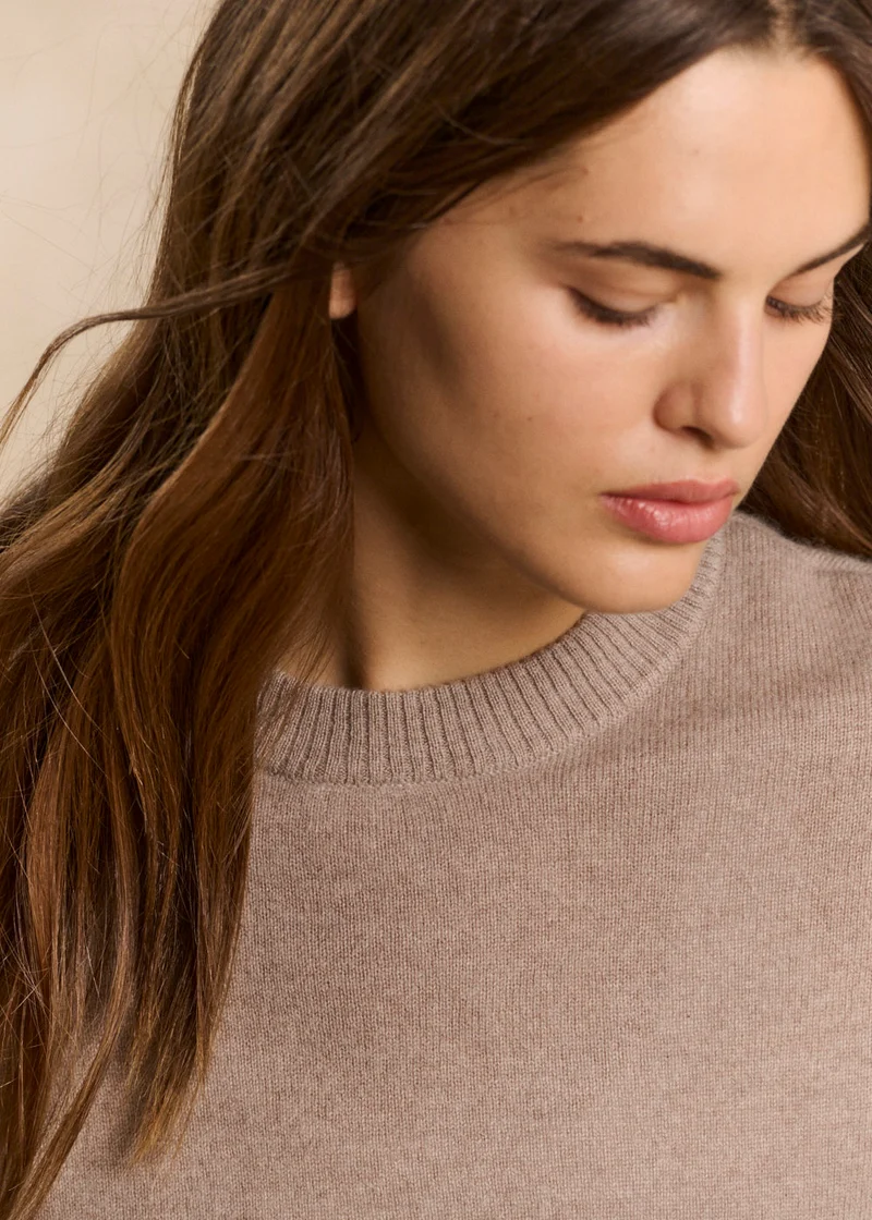 Pull cachemire coupe ample