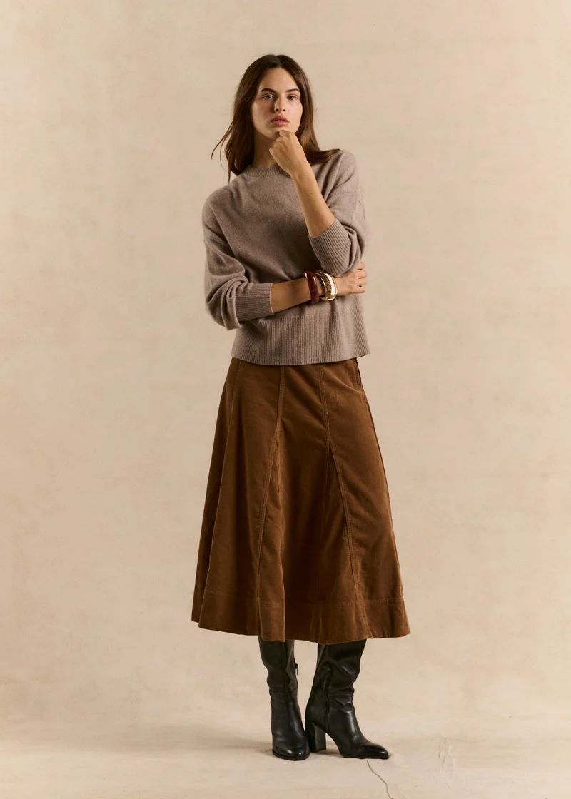 Pull cachemire coupe ample