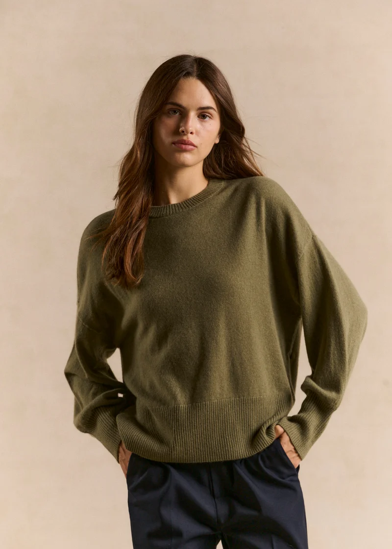 Pull cachemire coupe ample