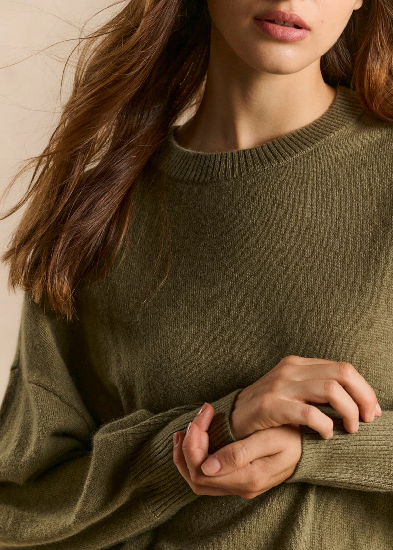 Pull cachemire coupe ample