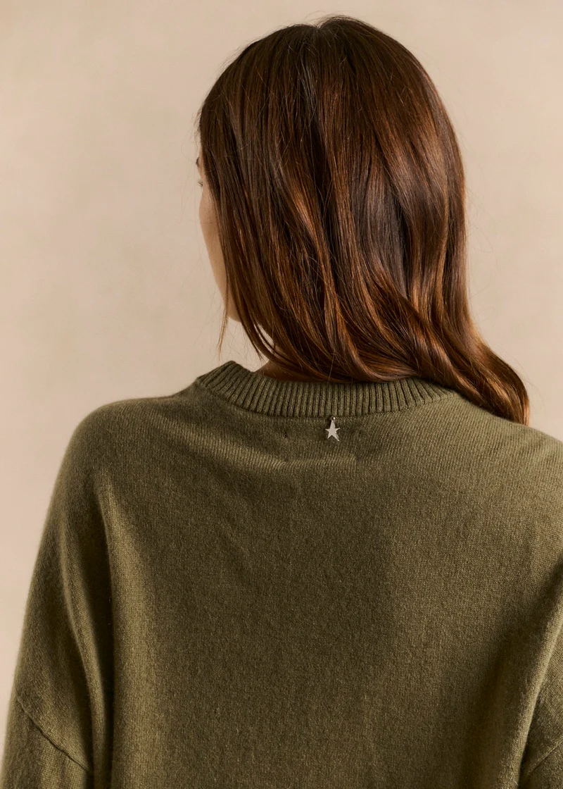Pull cachemire coupe ample