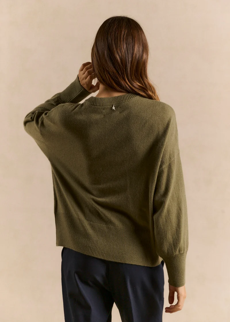 Pull cachemire coupe ample