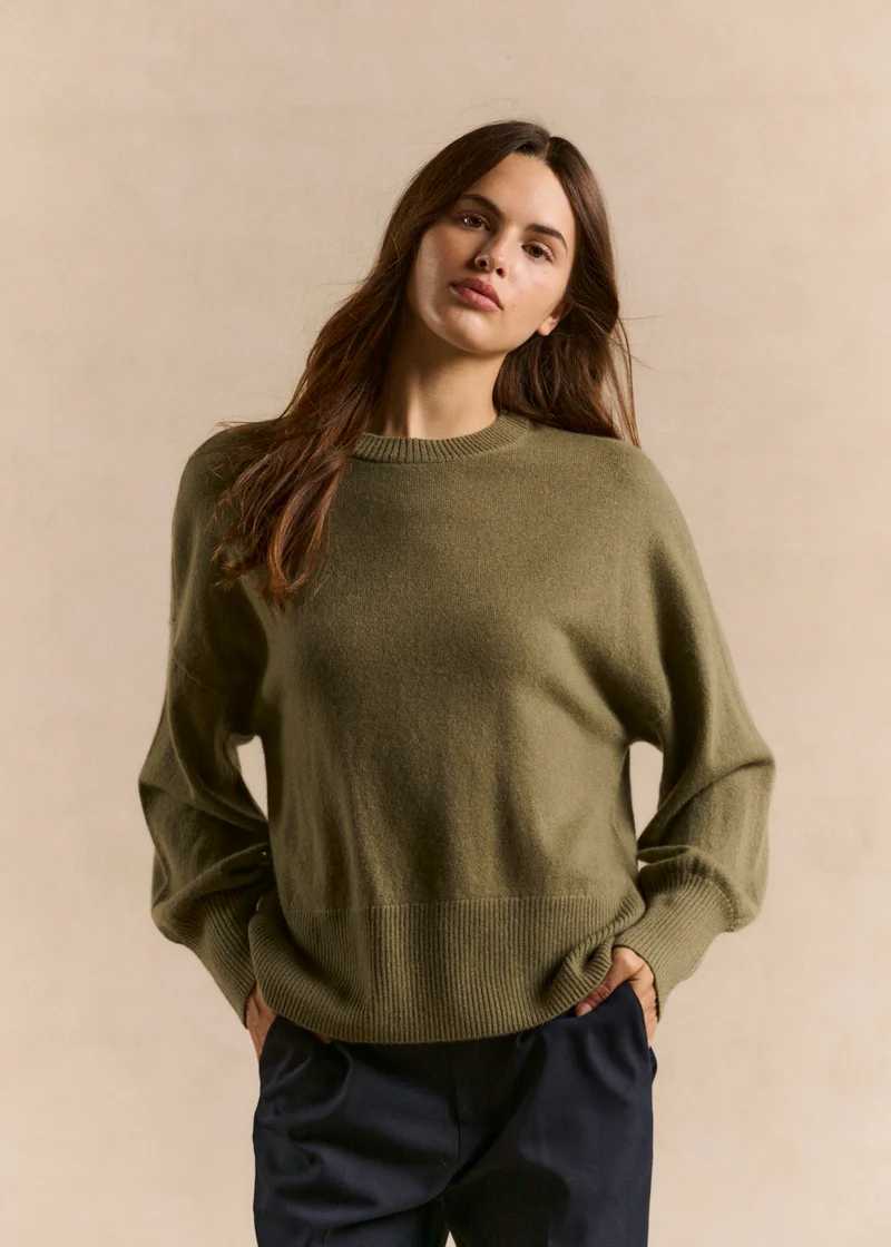 Pull cachemire coupe ample