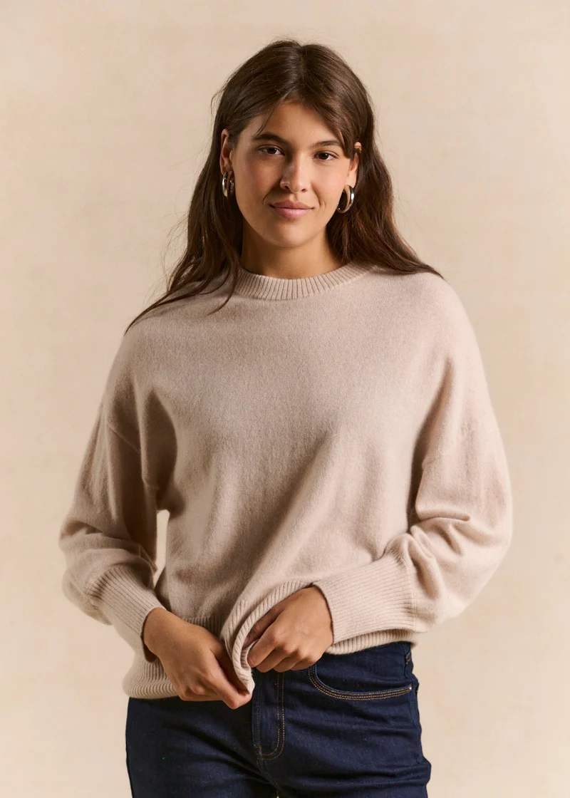 Pull cachemire coupe ample