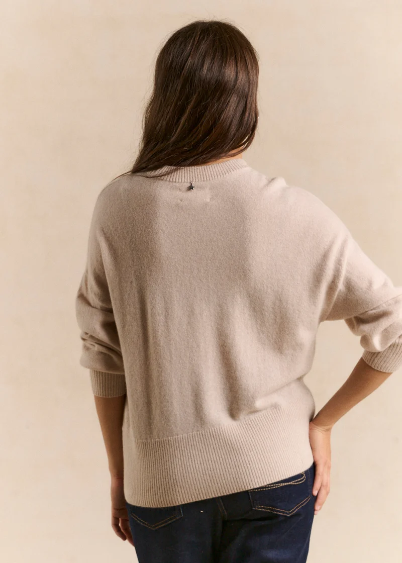 Pull cachemire coupe ample