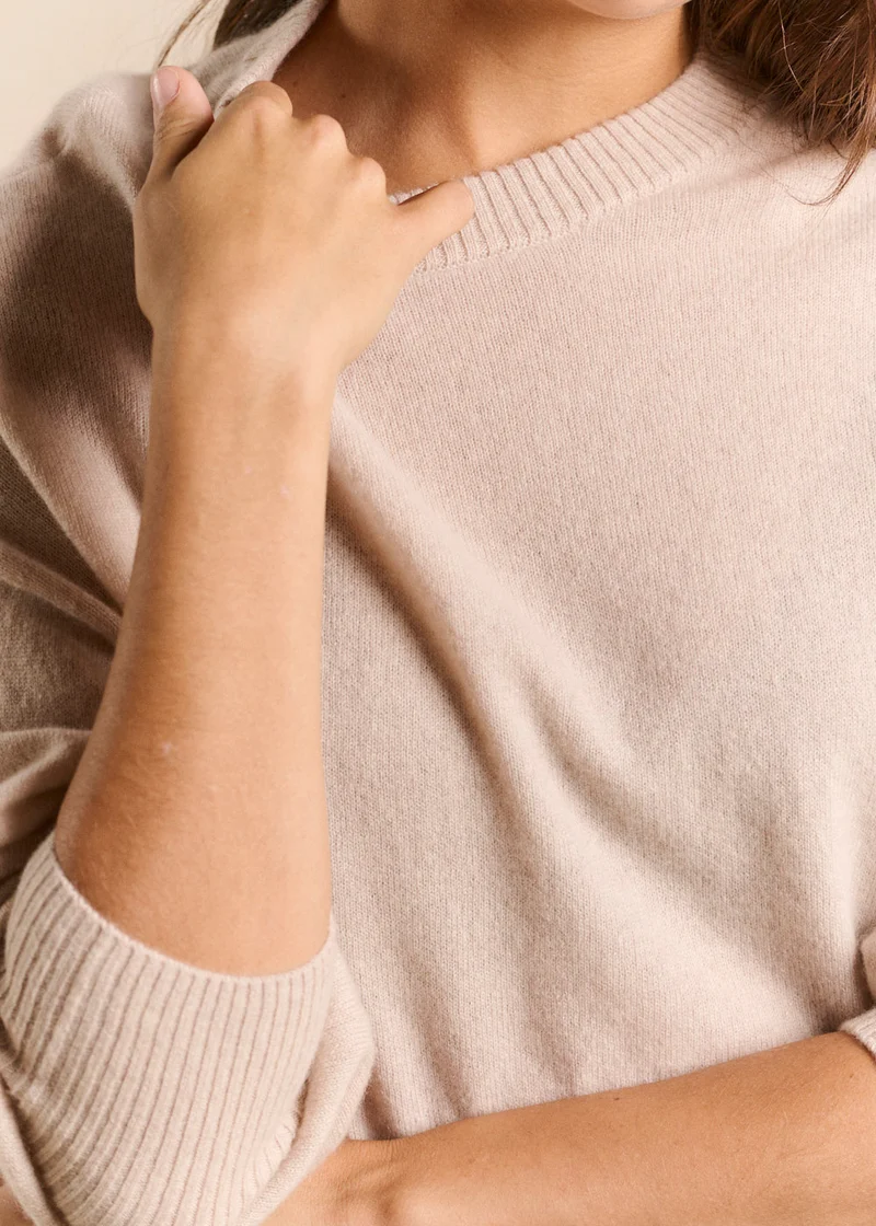 Pull cachemire coupe ample