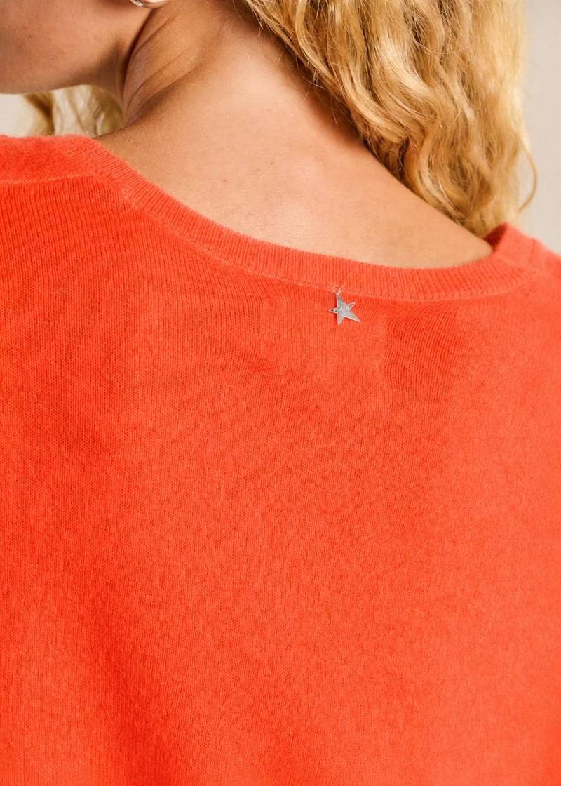 Pull cachemire col V ample