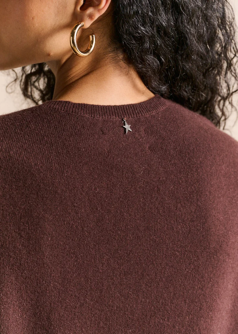 Pull cachemire col V ample