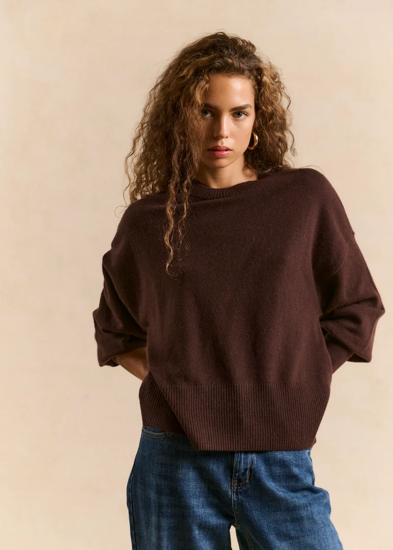 Pull cachemire coupe ample