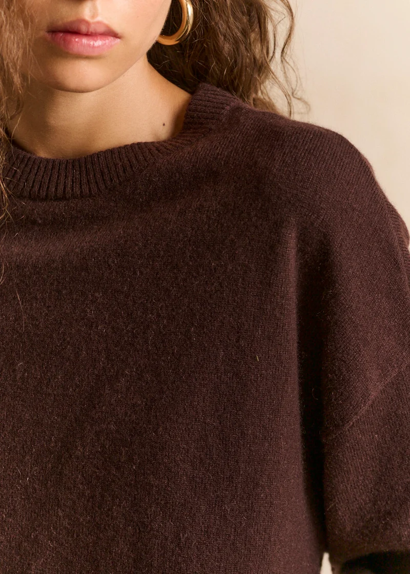 Pull cachemire coupe ample
