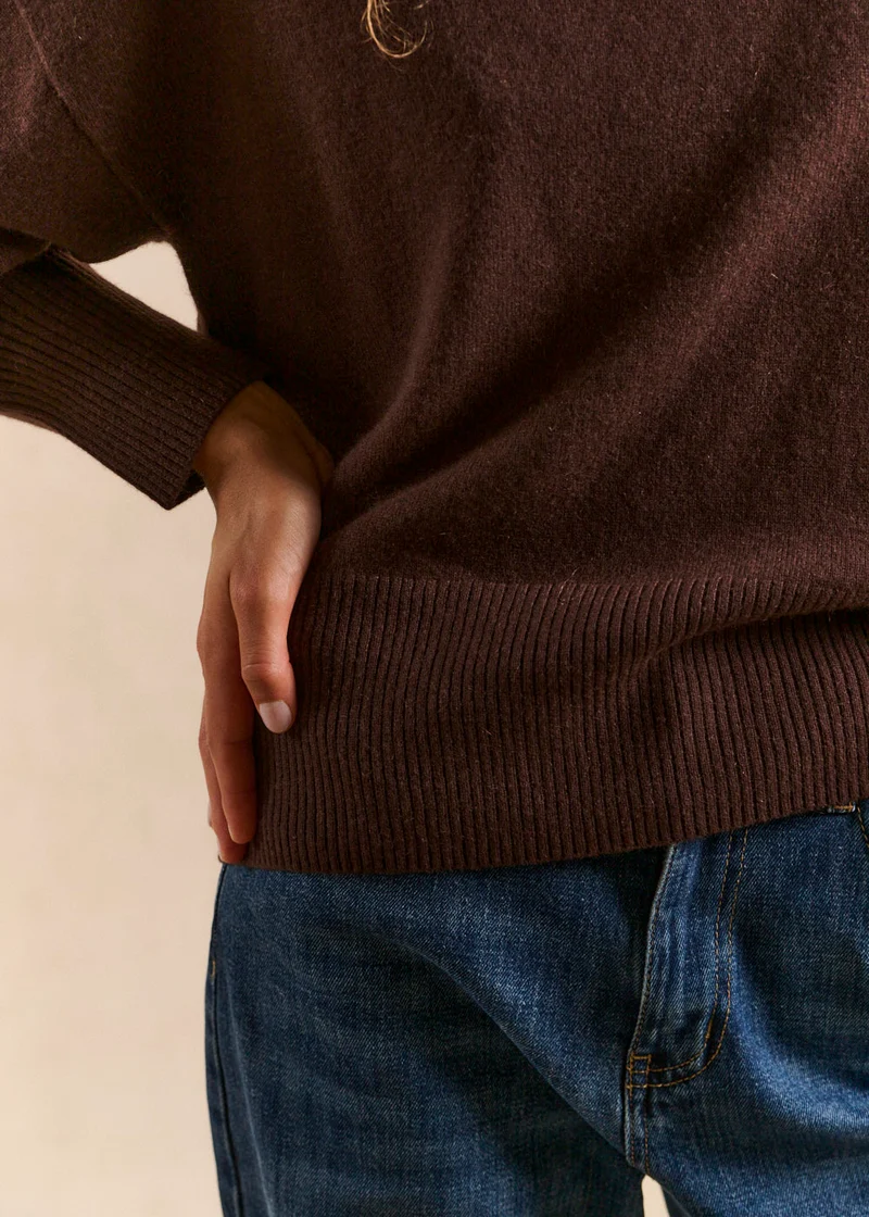 Pull cachemire coupe ample