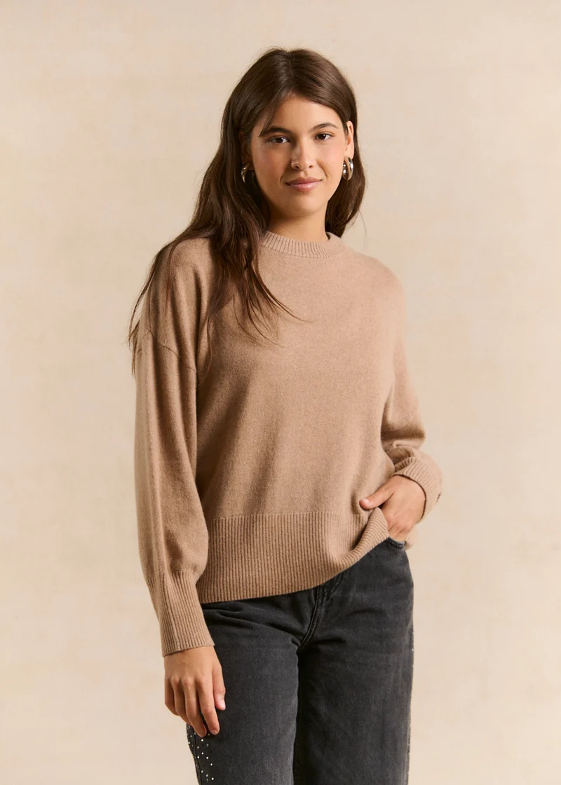 Pull cachemire coupe ample