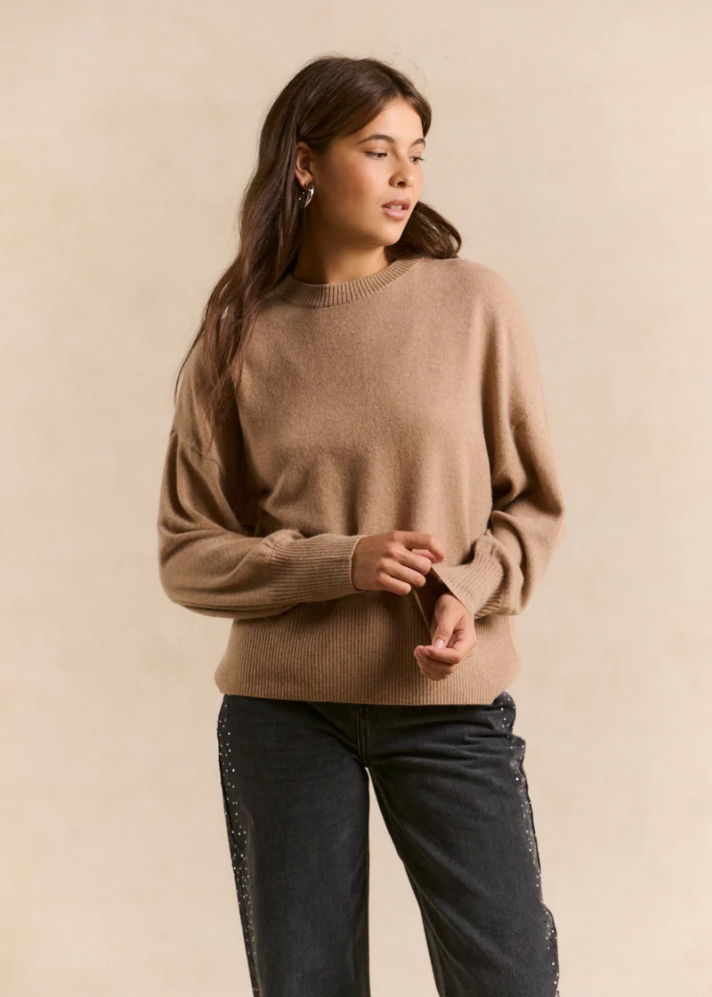 Pull cachemire coupe ample