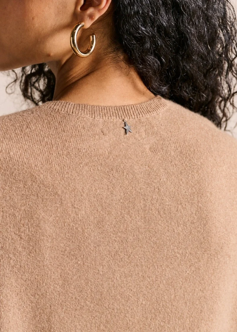 Pull cachemire col V ample